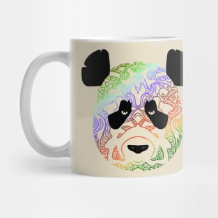 Colorful Panda Face (version 2) Mug